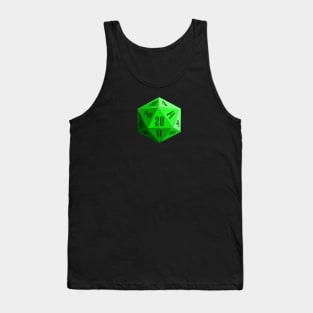 Green D20 Tank Top